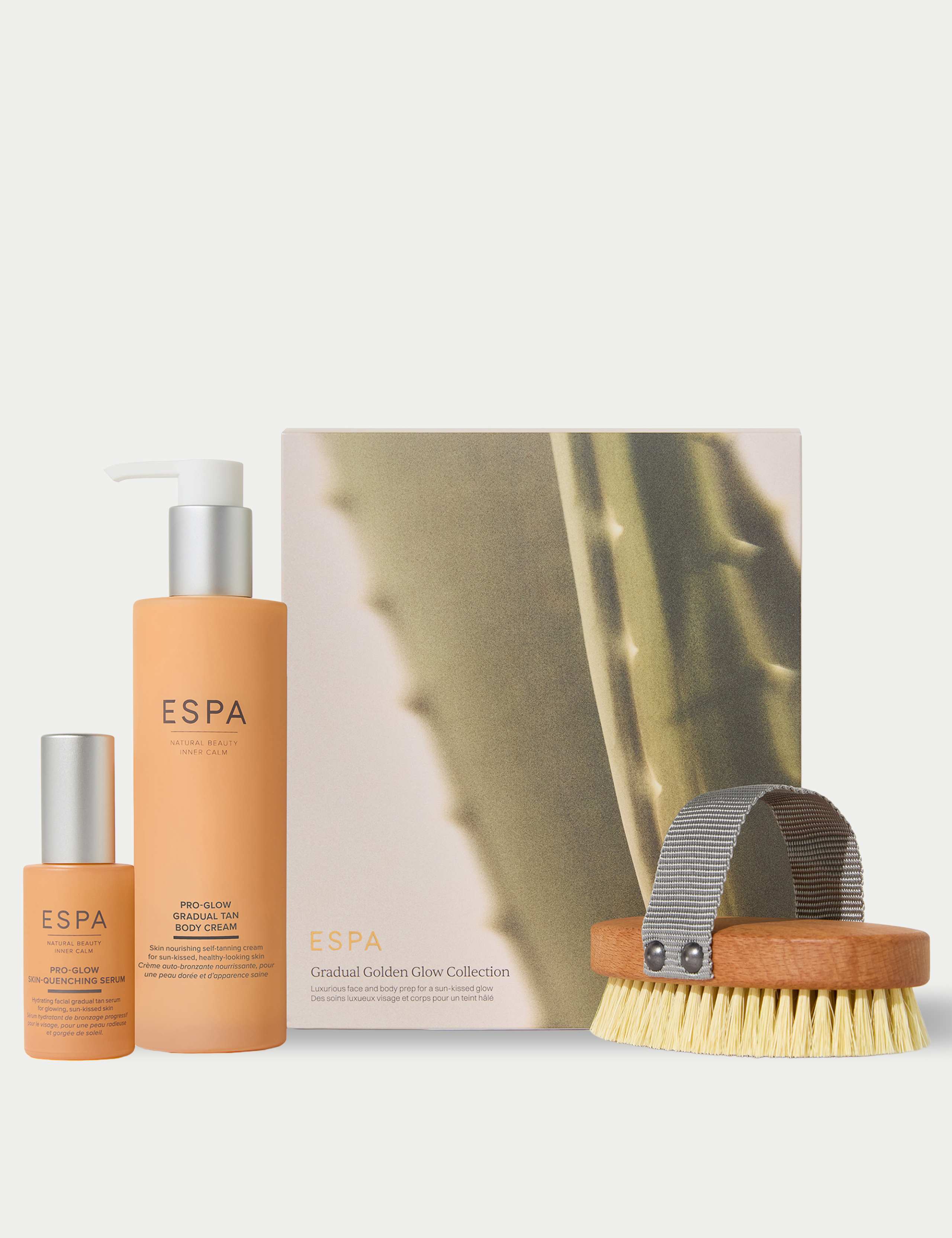 ESPA Gradual Golden Glow Collection with brush (British brand)