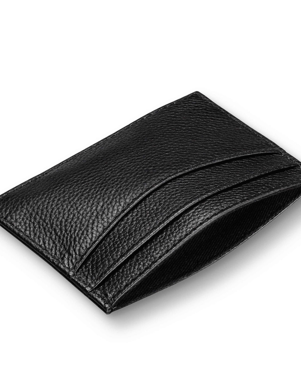 Charles Tyrwhitt grain leather card holder slim 7cm (British brand)