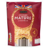 Grated mature cheddar cheese for cooking (British brand)