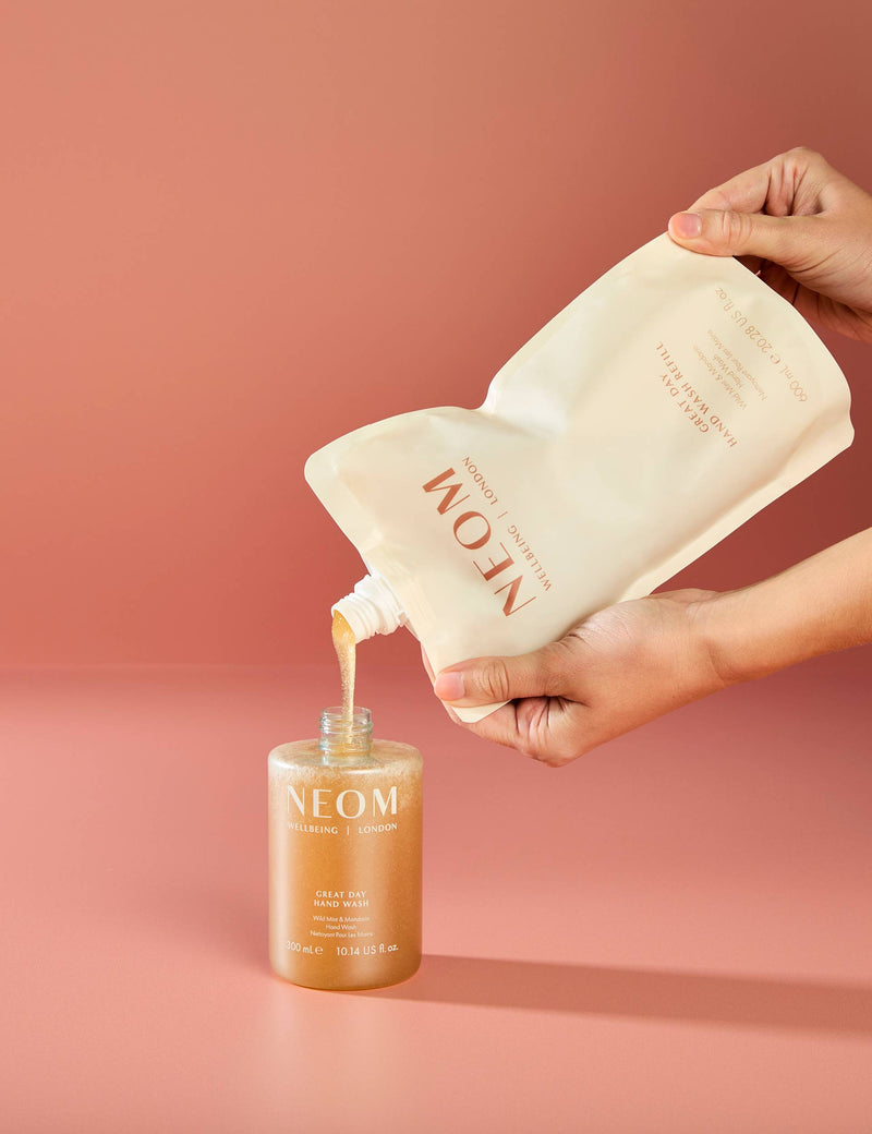 NEOM hand wash refill Blush Rose Lime Black Pepper 600ml, UK version