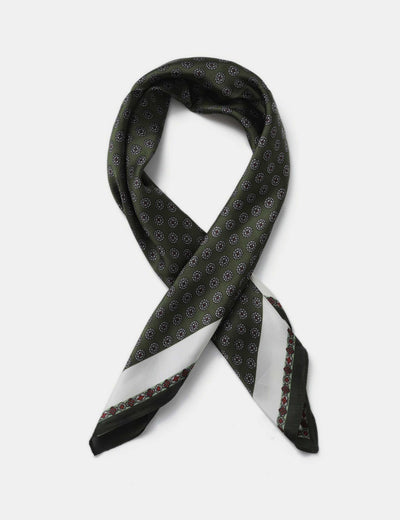 M&S Green Circle Print Scarf- Buy online at McGrocer