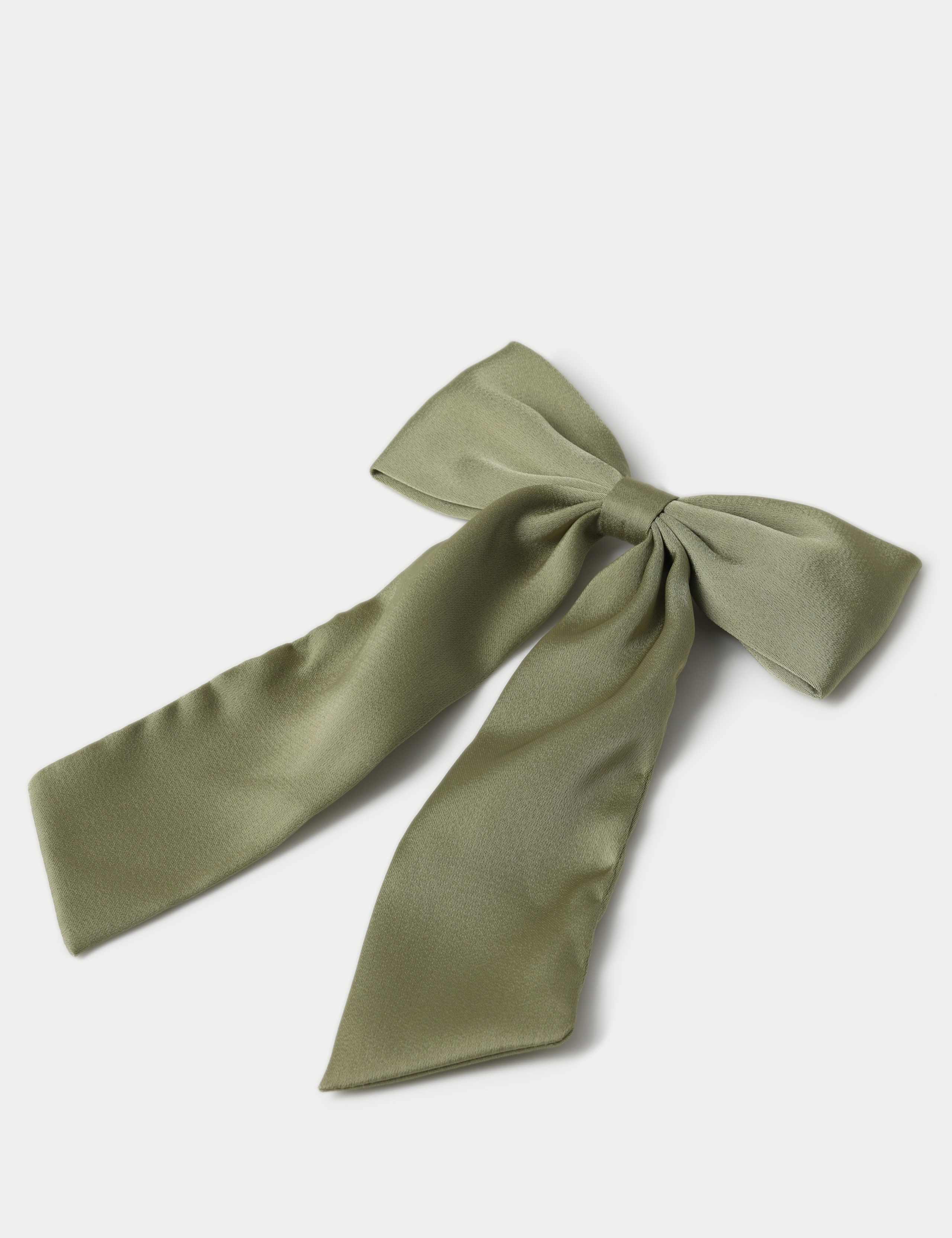 OG green large hair bow - British product