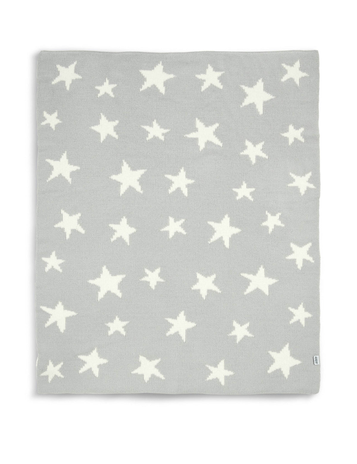 Mamas & Papas grey chenille star print shawl, UK version