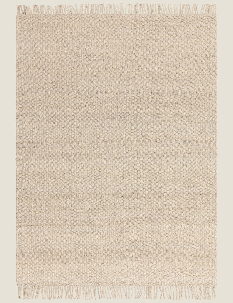 Asiatic Grove Sand Rug wool-rich flatweave rug, imported from the UK