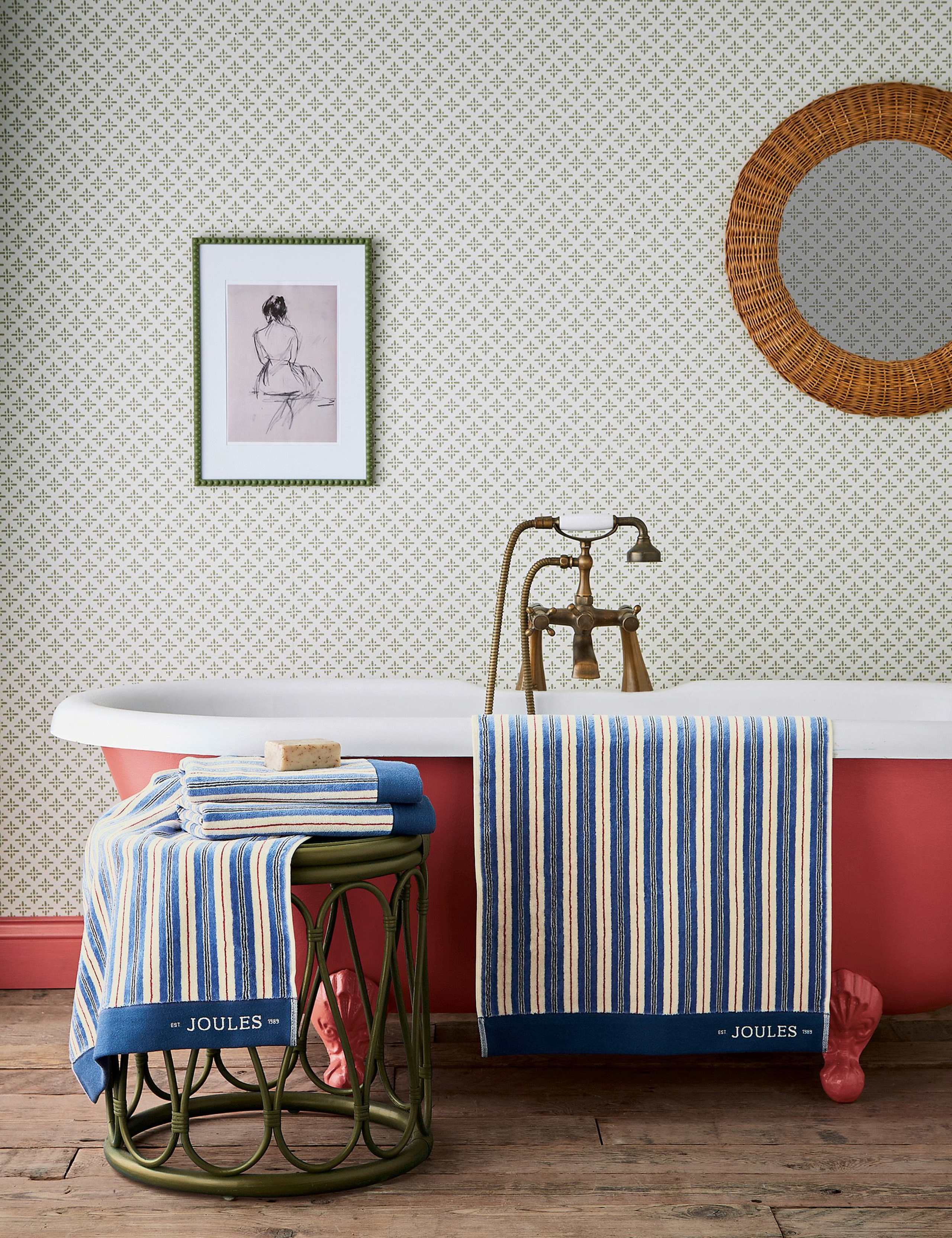 Grove Stripe 100% cotton towel in hand bath and sheet sizes, UK version