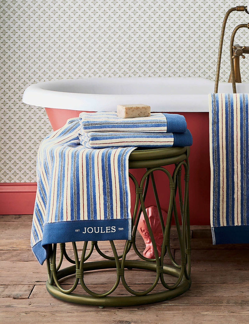Grove Stripe 100% cotton towel in hand bath and sheet sizes, UK version
