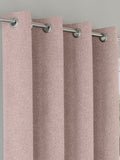 Enhanced Living Blush Austin Blackout Eyelet Basketweave Curtains