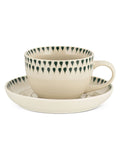 Nkuku Juniper Drop cup and saucer set - British product