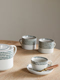 Nkuku Juniper Drop cup and saucer set - British product
