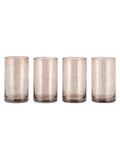 Nkuku Yala hammered highball glasses set of 4, imported from the UK