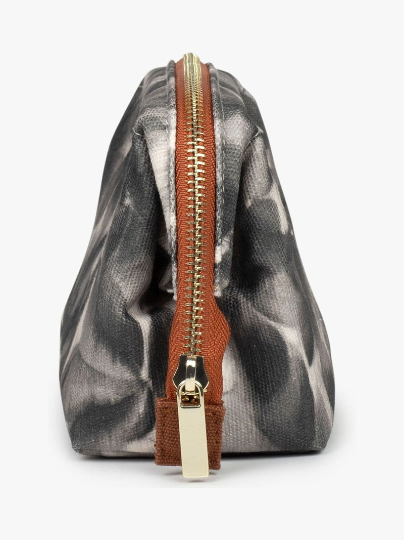 Harlequin Grounded Earth washbag in charcoal small size - British product