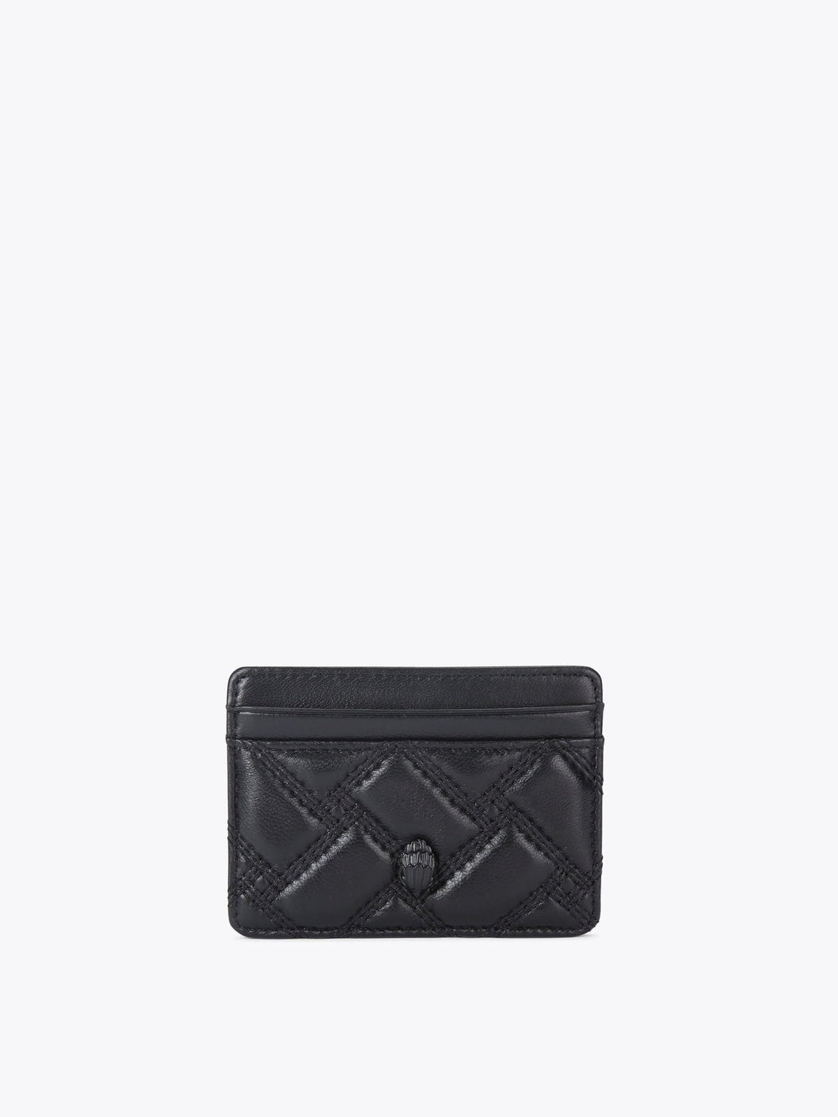 Kurt Geiger London black leather card holder eagle head design (British brand)