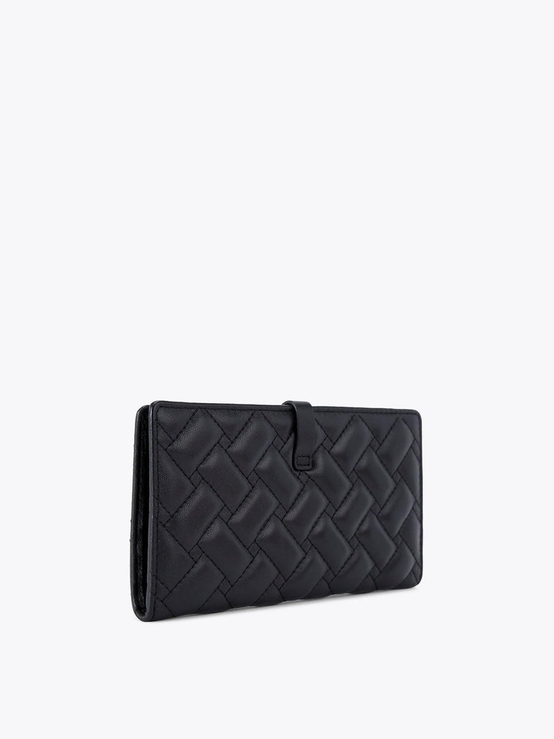 Kurt Geiger London black leather soft wallet compact - British product