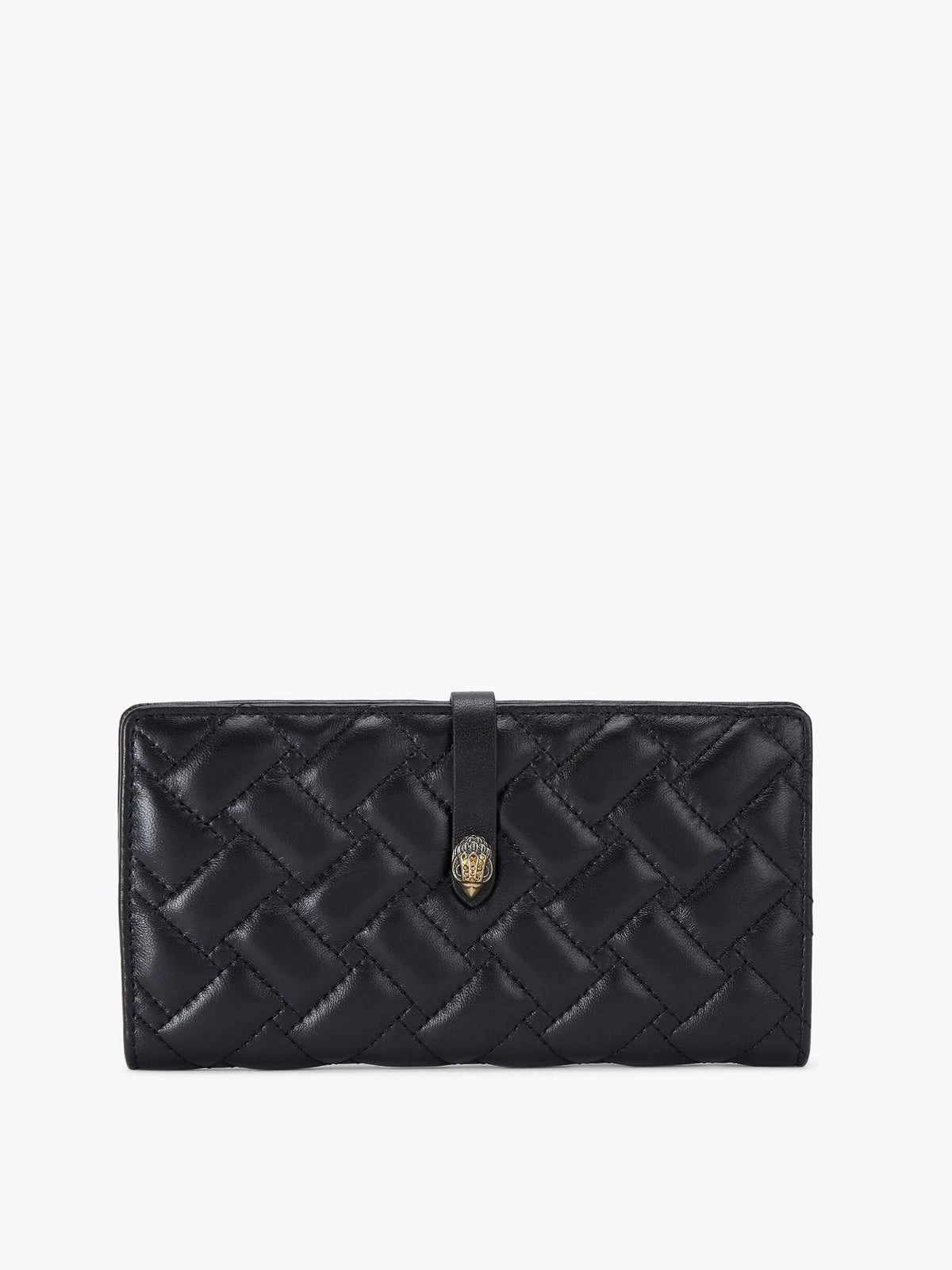 Kurt Geiger London black leather soft wallet compact - British product