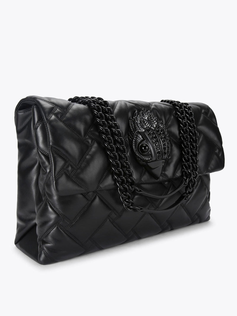 Kurt Geiger Micro Kensington Bag black glitter with crystals - British product