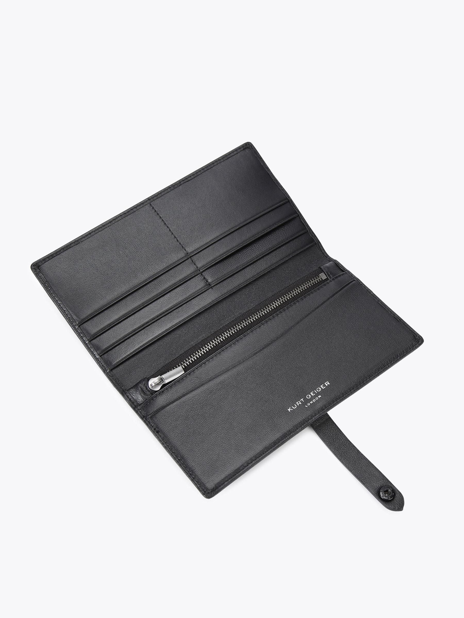 Kurt Geiger London black leather wallet - British product