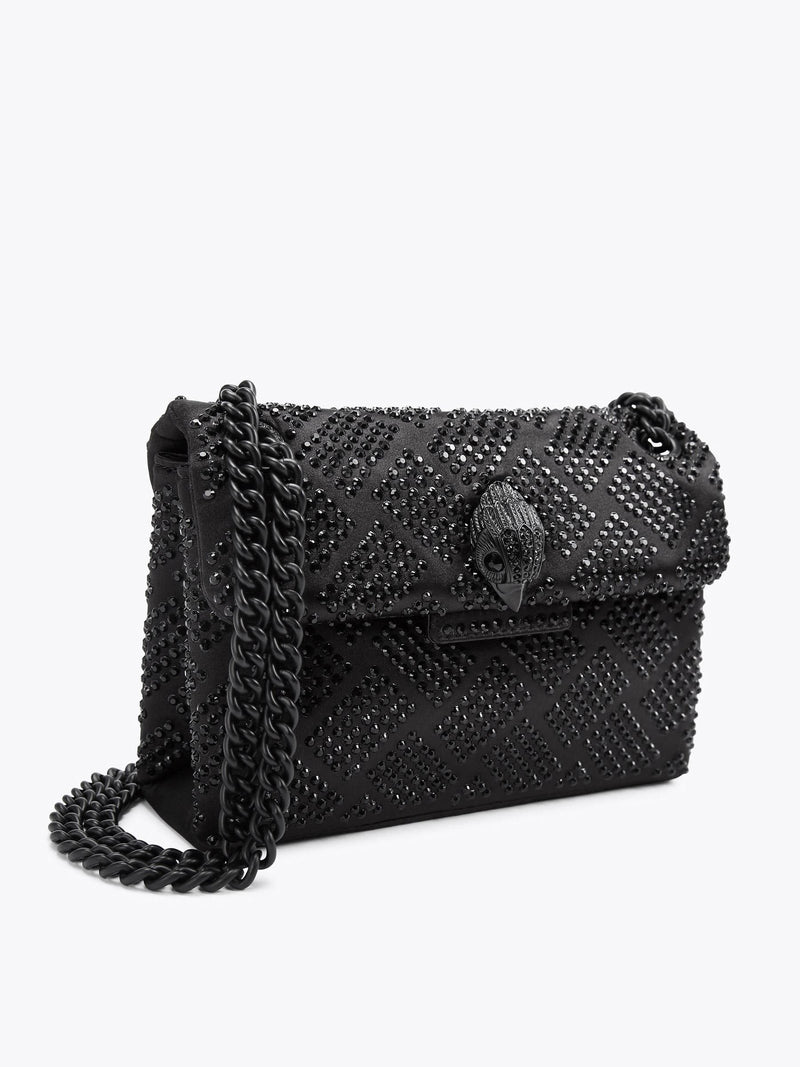Kurt Geiger London Mini Kensington Bag houndstooth fabric - British product