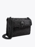 Kurt Geiger London Mini Kensington Bag houndstooth fabric - British product