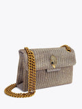 Kurt Geiger London Mini Kensington Bag houndstooth fabric - British product