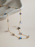 Orelia London gold tone sodalite chip necklace - British product