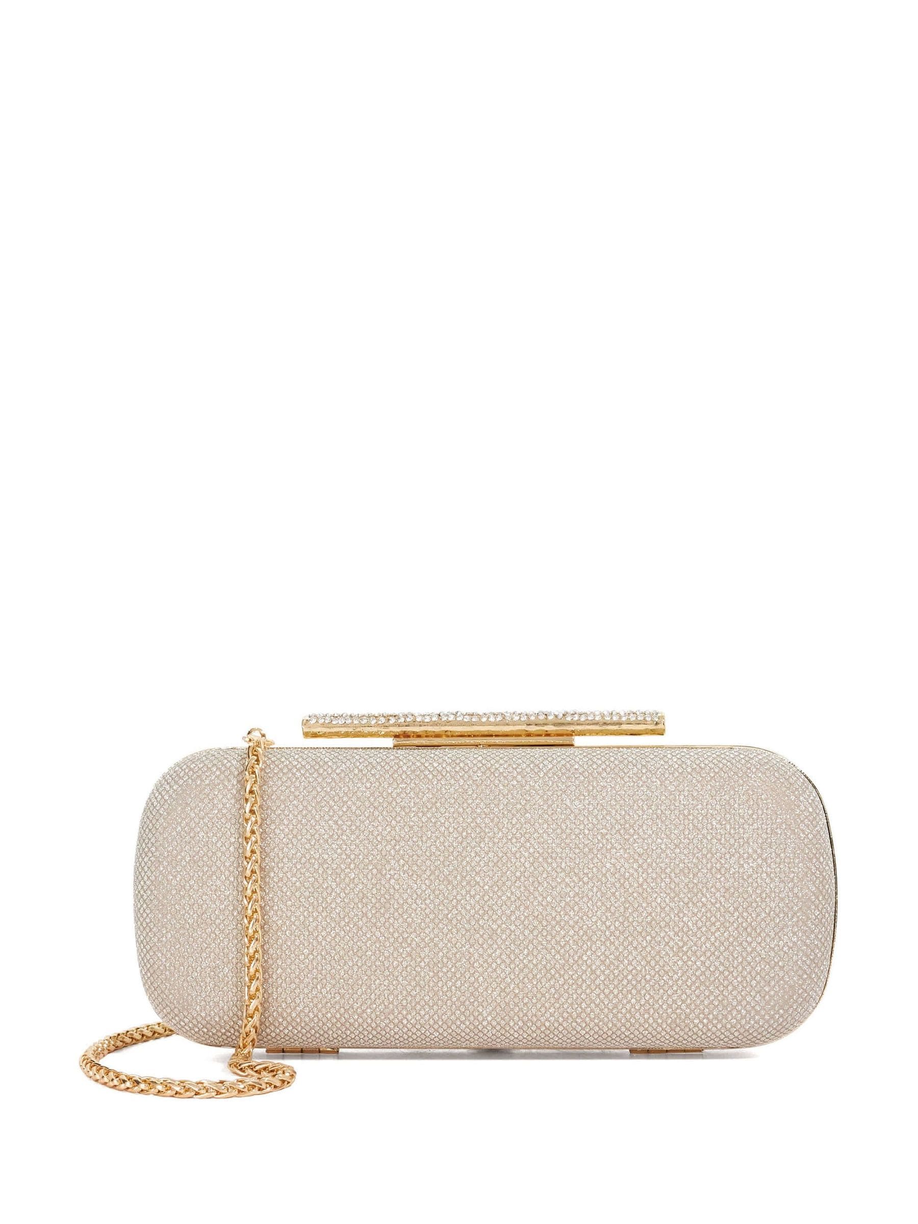 Dune London body clutch bag, gold chain, synthetic rubber (British brand)