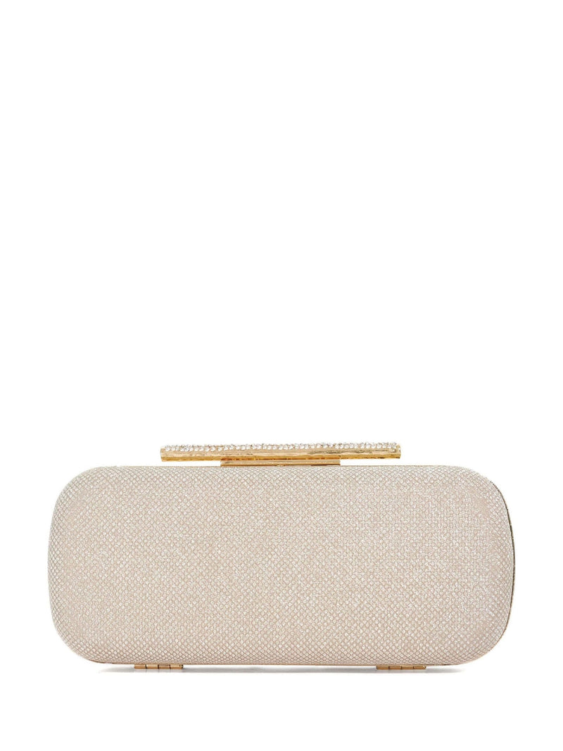 Dune London body clutch bag, gold chain, synthetic rubber (British brand)