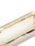 Dune London body clutch bag, gold chain, synthetic rubber (British brand)