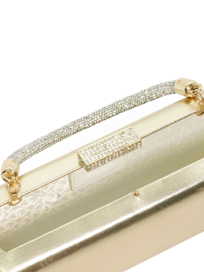 Dune London metallic clutch bag slim hard, UK version
