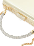 Dune London metallic clutch bag slim hard, UK version