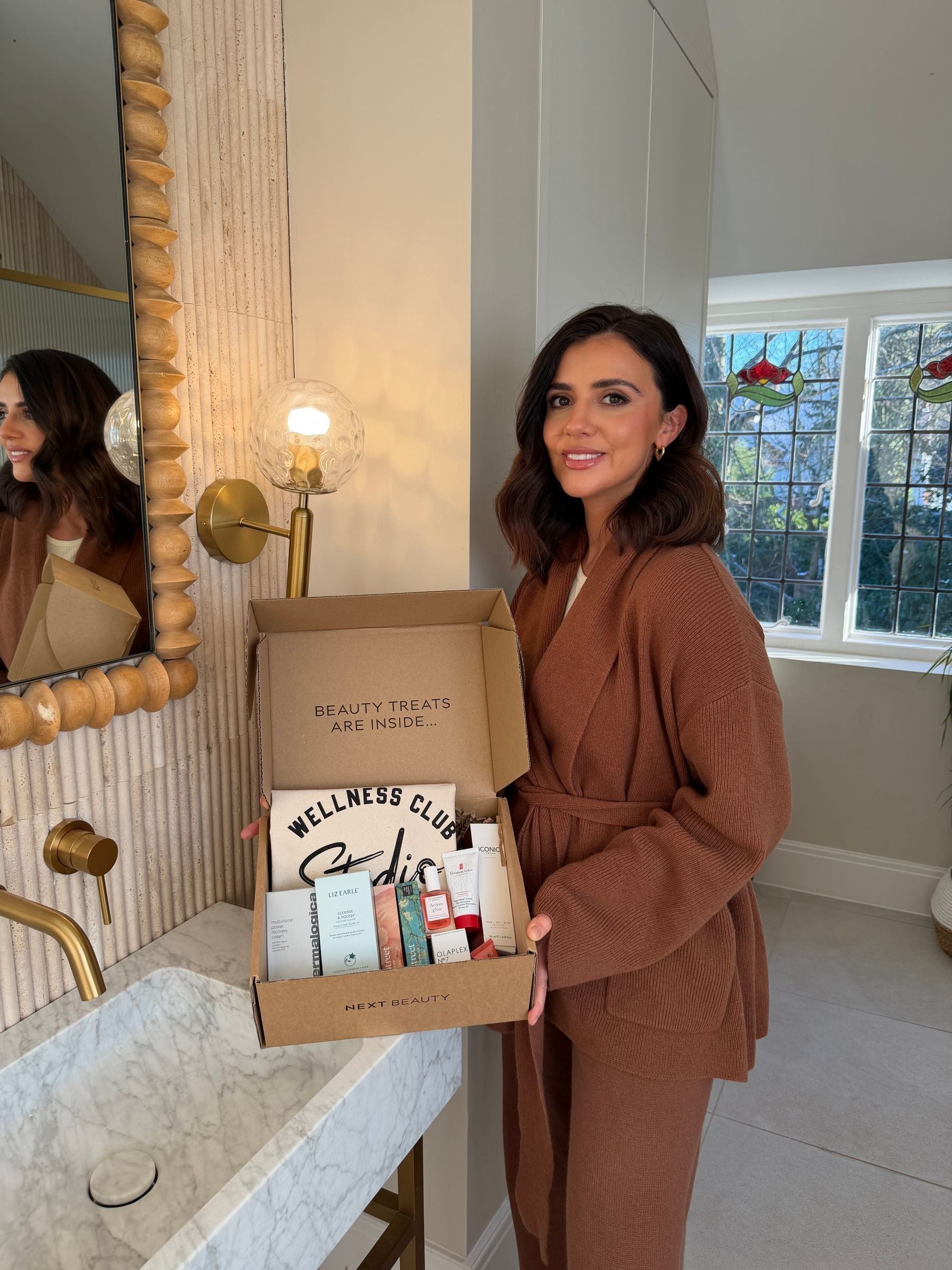 Studio Sweet Almond Blossom beauty box from Lucy Mecklenburgh (British brand)