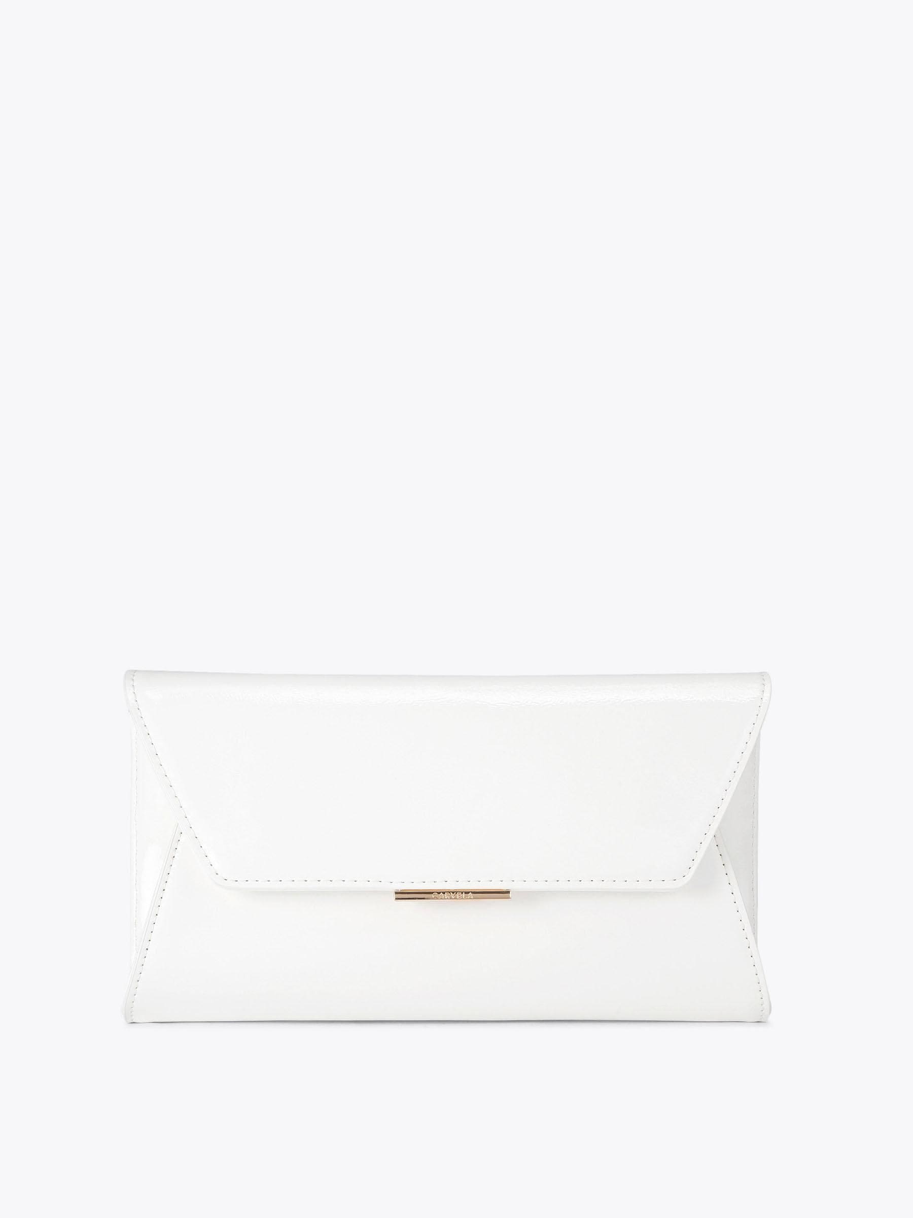 Carvela Cream Spirit Clutch Bag