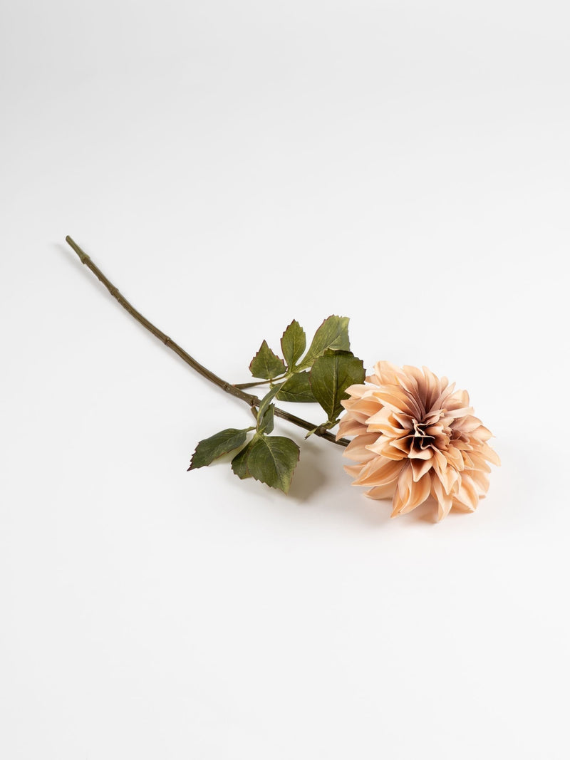Scottish Everlastings artificial dusky pink dahlia stems (British brand)