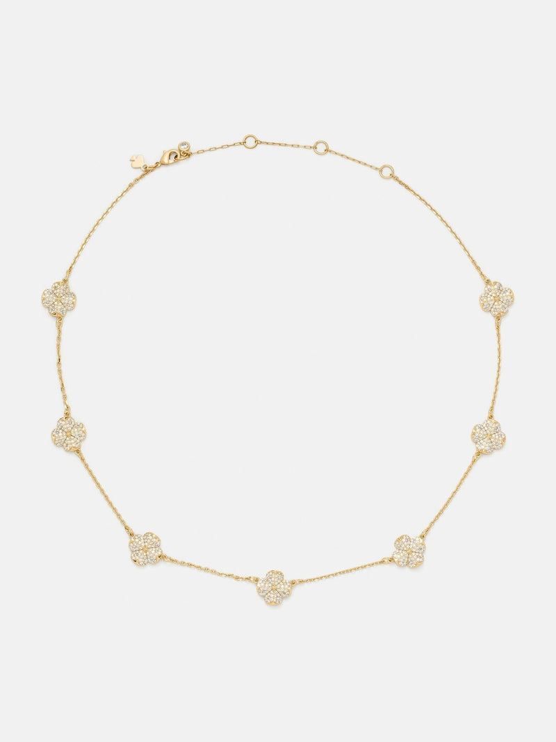 Kate Spade Gold Tone Pave Scatter Necklace (British brand)