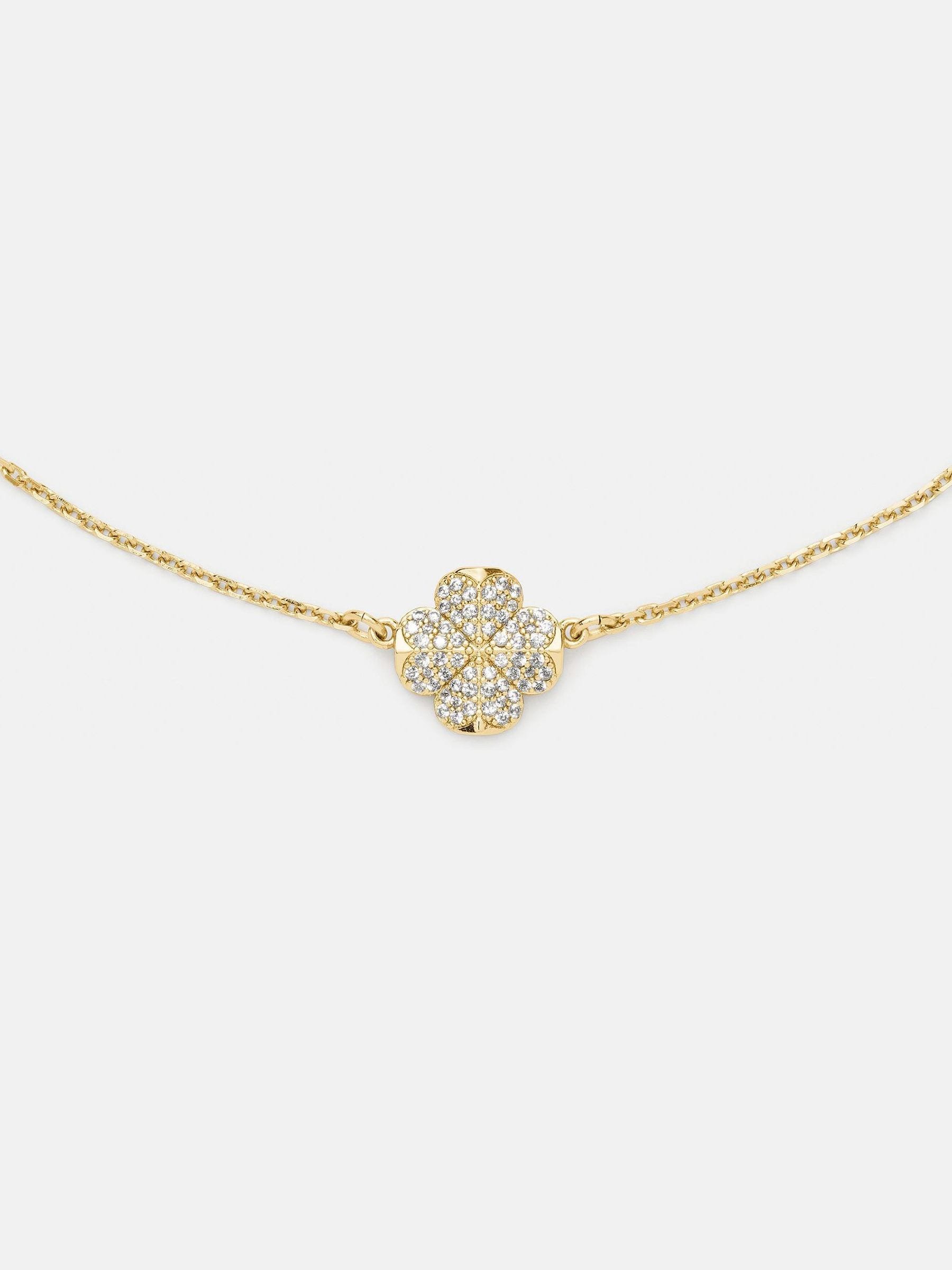 Kate Spade Gold Tone Pave Scatter Necklace (British brand)