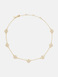 Kate Spade Gold Tone Pave Scatter Necklace (British brand)