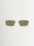 Le Specs Gold Bizarro sunglasses metal flag stripe temples, UK version