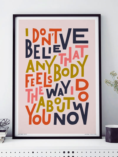 Next Sketchbook Design Multi Wonderwall Typography Framed Wall Art Print- Buy online at McGrocer