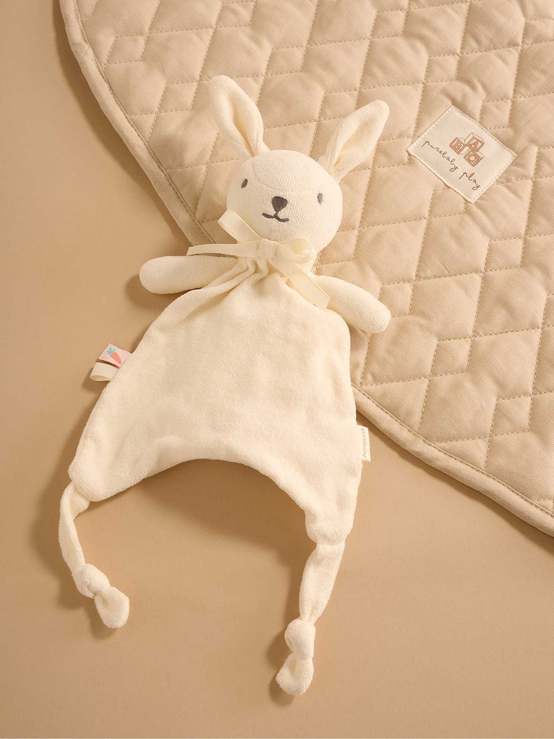 Purebaby Cream Snookie Best Friend Plush Comforter