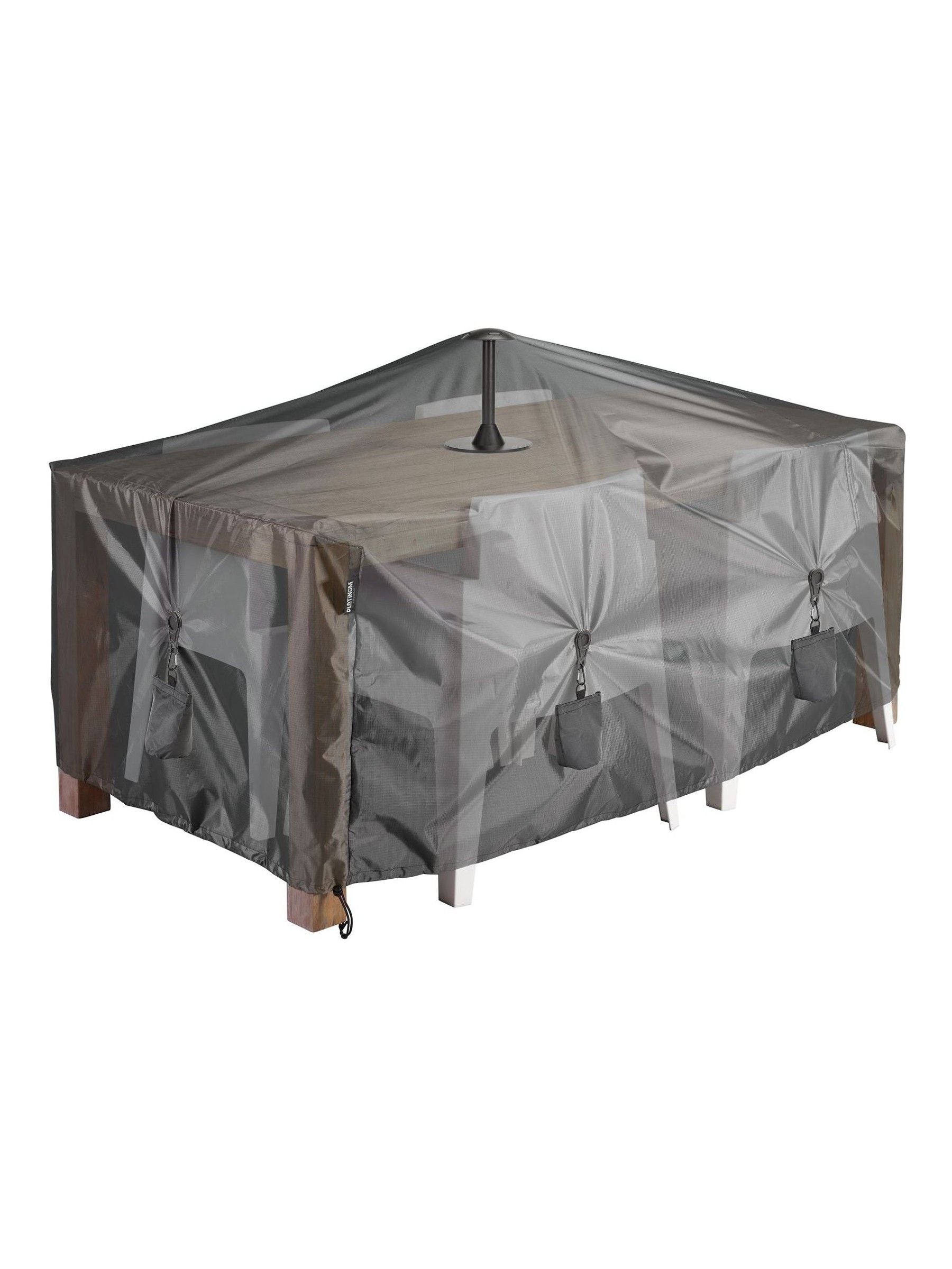 Pacific Anthracite outdoor cover support pole with sandbags - British product