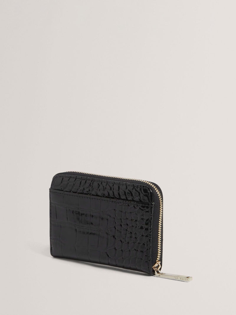 Ted Baker Varlee croc effect small zip wallet - British product