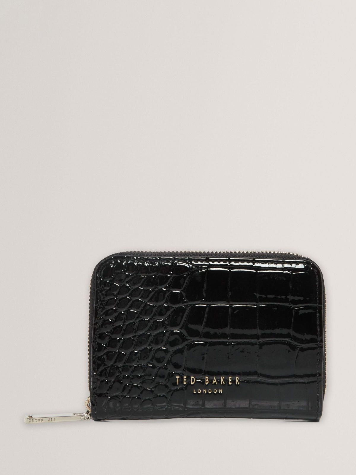 Ted Baker Varlee croc effect small zip wallet - British product