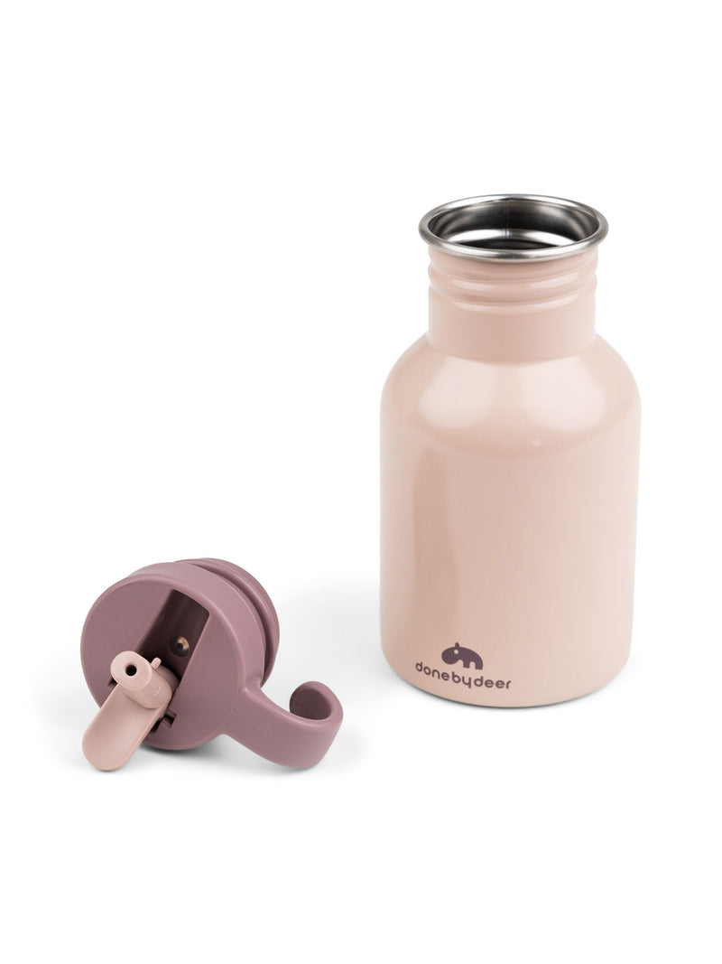 Done by Deer pink metal bottle 350ml, UK version