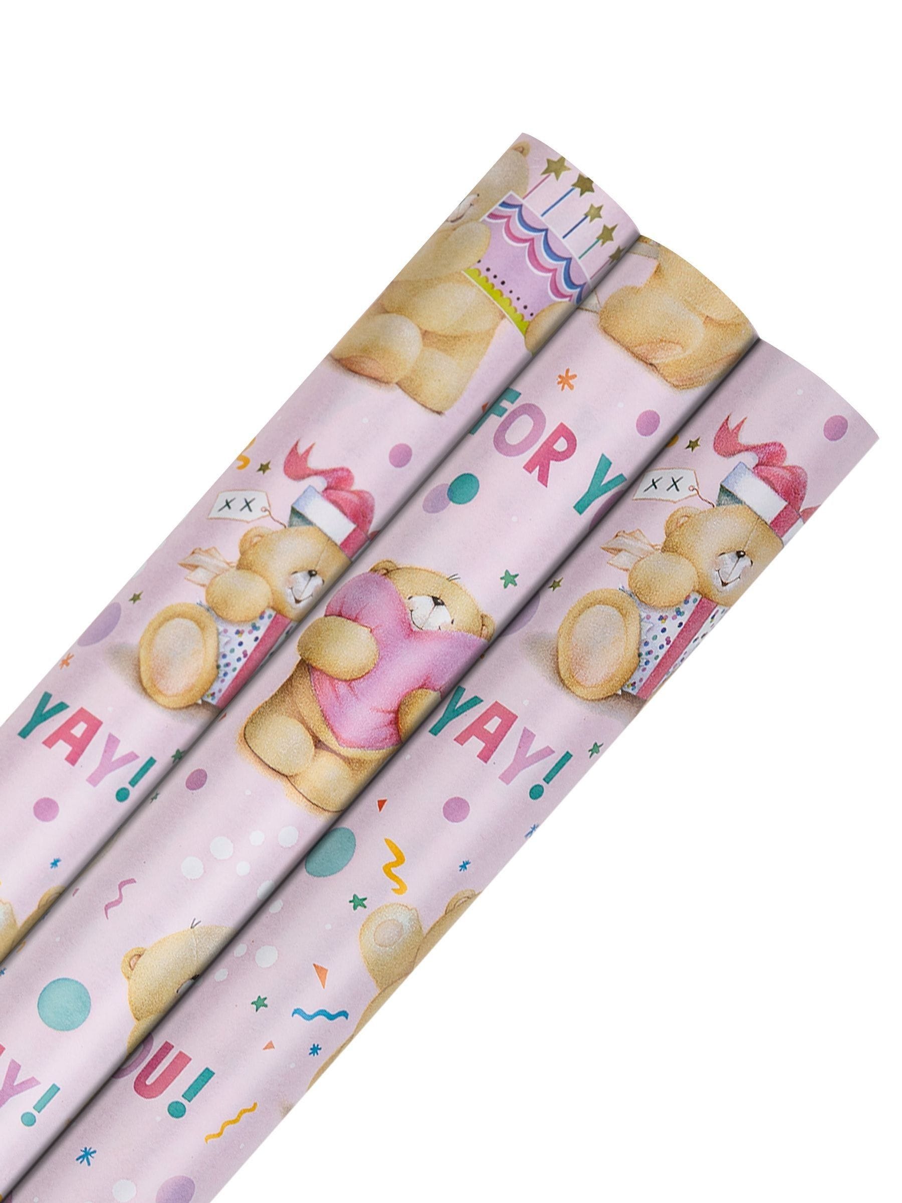 Hallmark Forever Friends wrapping paper 3 rolls, UK version