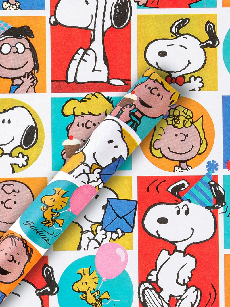 Hallmark Snoopy Peanuts wrapping paper 3 rolls 2m each, imported from the UK