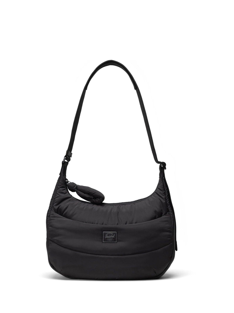 Herschel Black Yara Shoulder Bag quilted polyester - British product