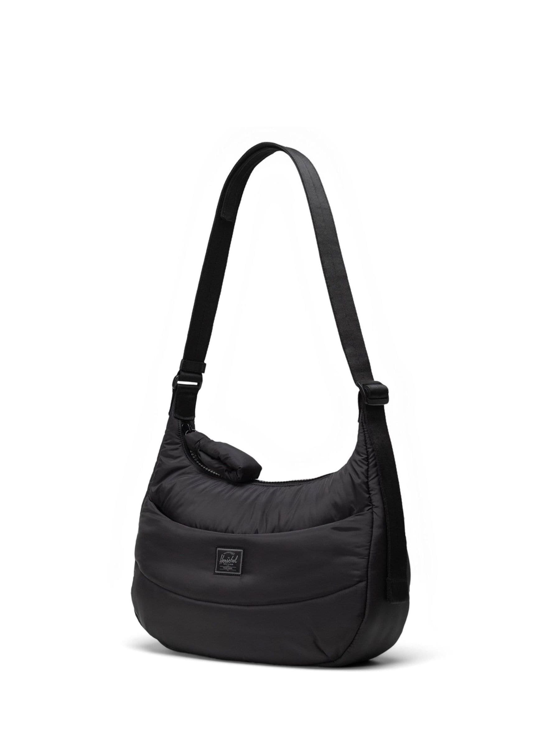 Herschel Black Yara Shoulder Bag quilted polyester - British product