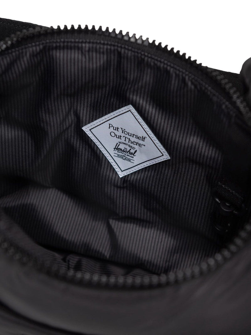 Herschel Black Yara Shoulder Bag quilted polyester - British product