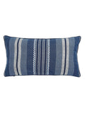 Bedeck of Belfast Indigo Kayah cushion 70x40cm - British product