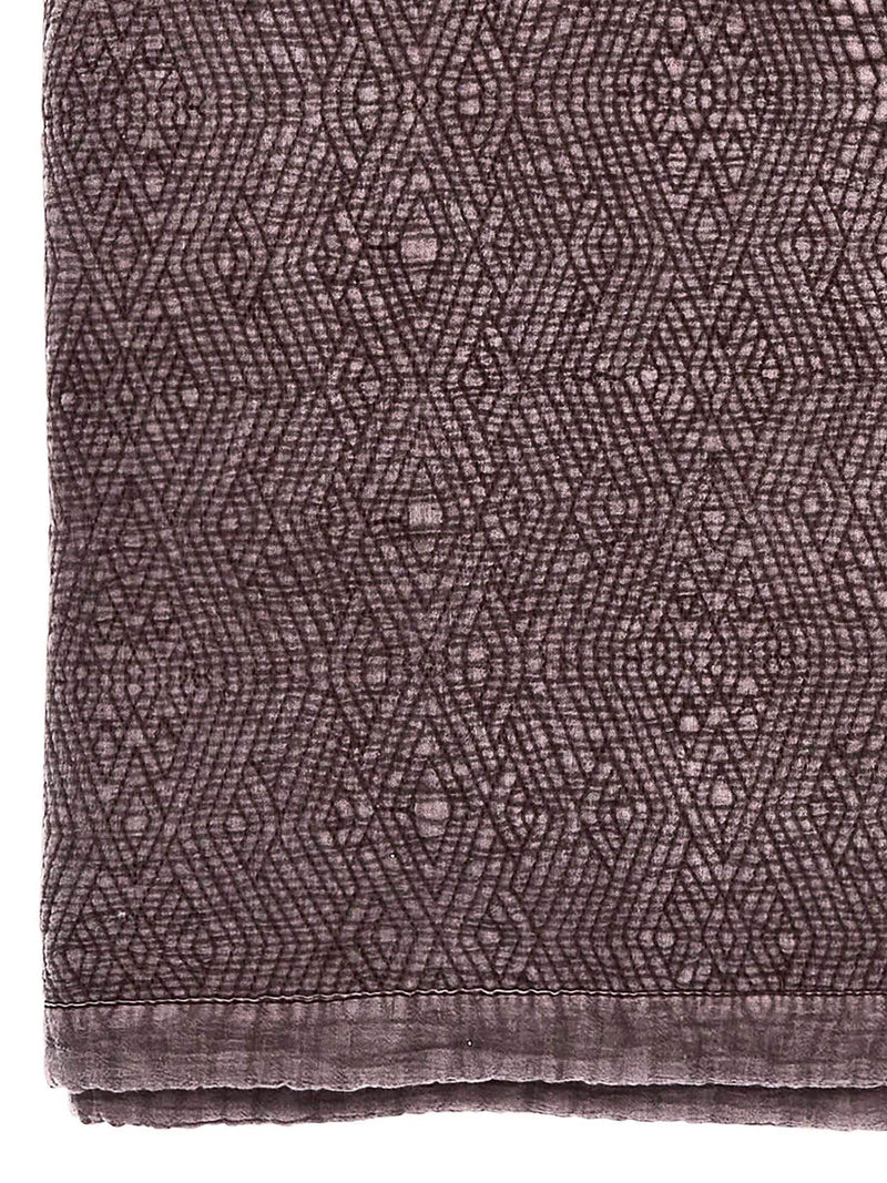 Bedeck of Belfast mulberry quilted throw 230x250cm, imported from the UK
