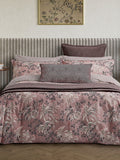 Bedeck of Belfast mulberry quilted throw 230x250cm, imported from the UK